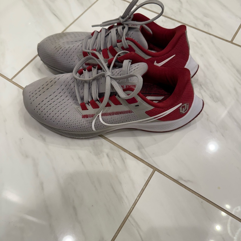 Nike Red and Gray Sneakers